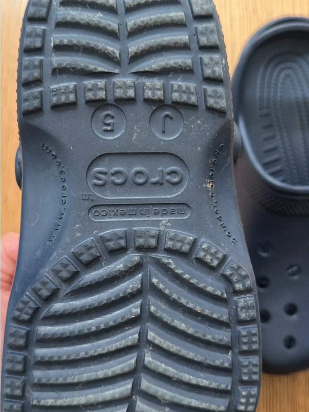 CROCS Kids Black Slip-On Clog Sandals